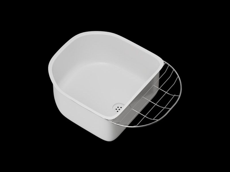 Pileta Accesoria Luxor en ABS Blanco