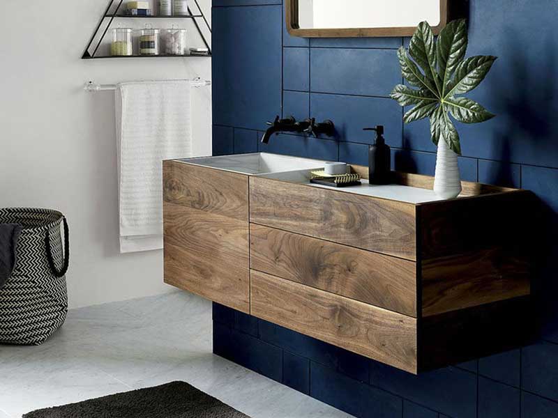 Bajomesada rustica de baño 
