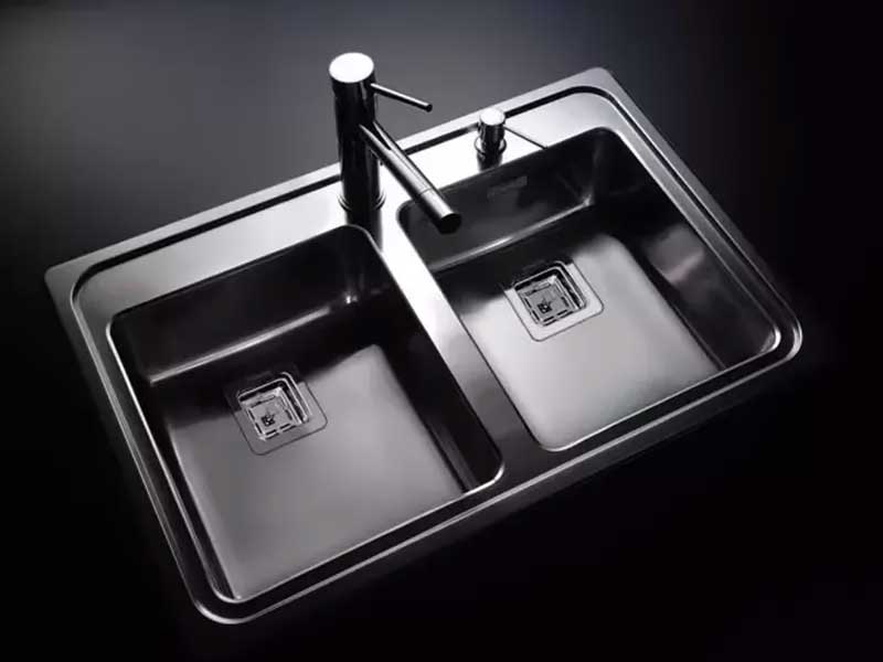 Pileta de cocina doble