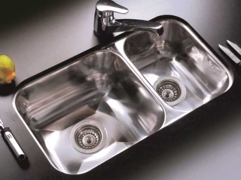 Pileta de cocina doble