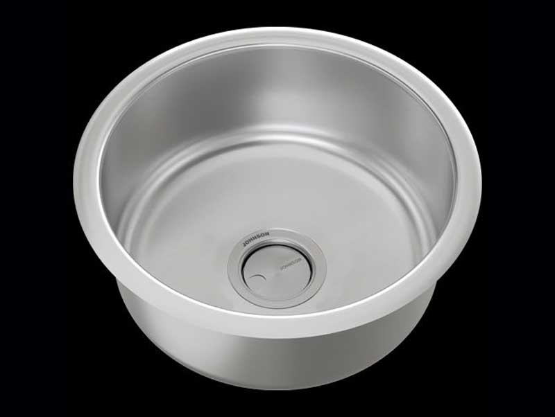 Pileta de cocina redonda simple