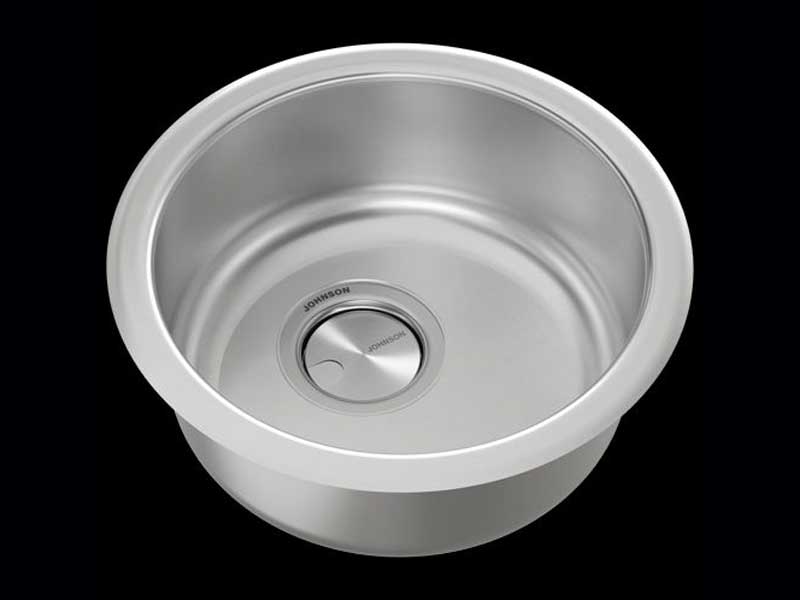 Pileta de cocina redonda simple